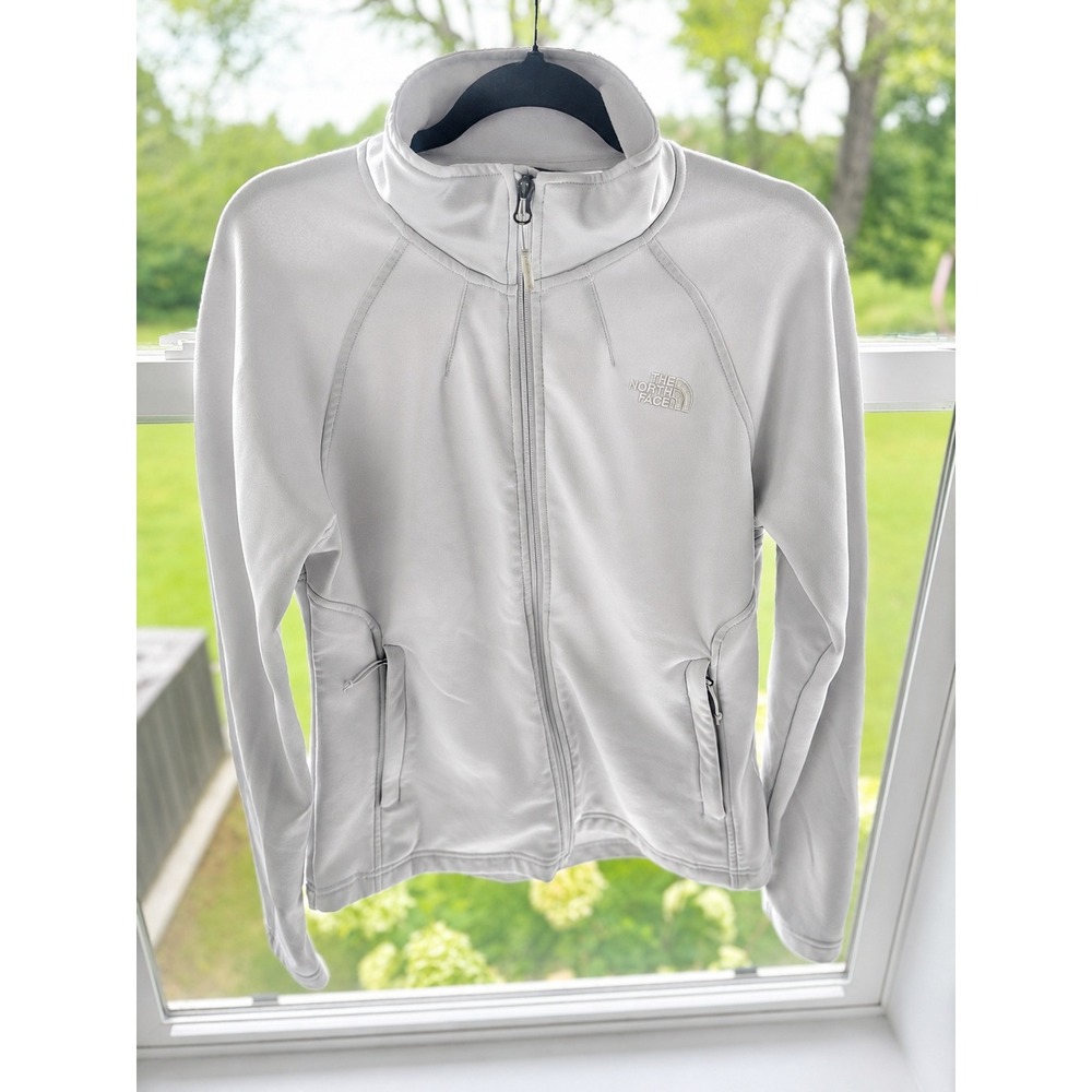 The North Face Women's M Light Lavender Full-Zip Fleece-Lined Jacket